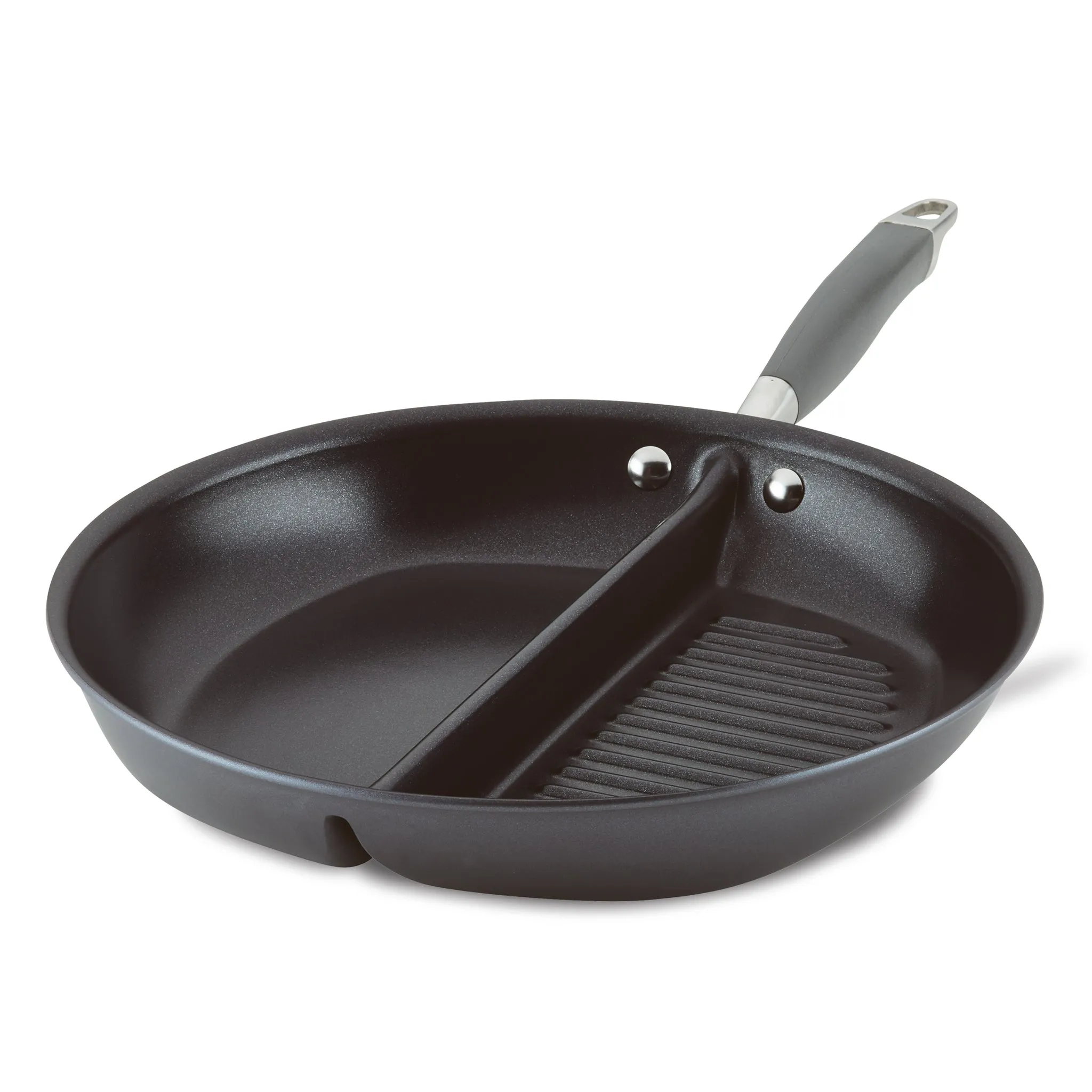 12.5-Inch Divided Grill and Griddle Pan