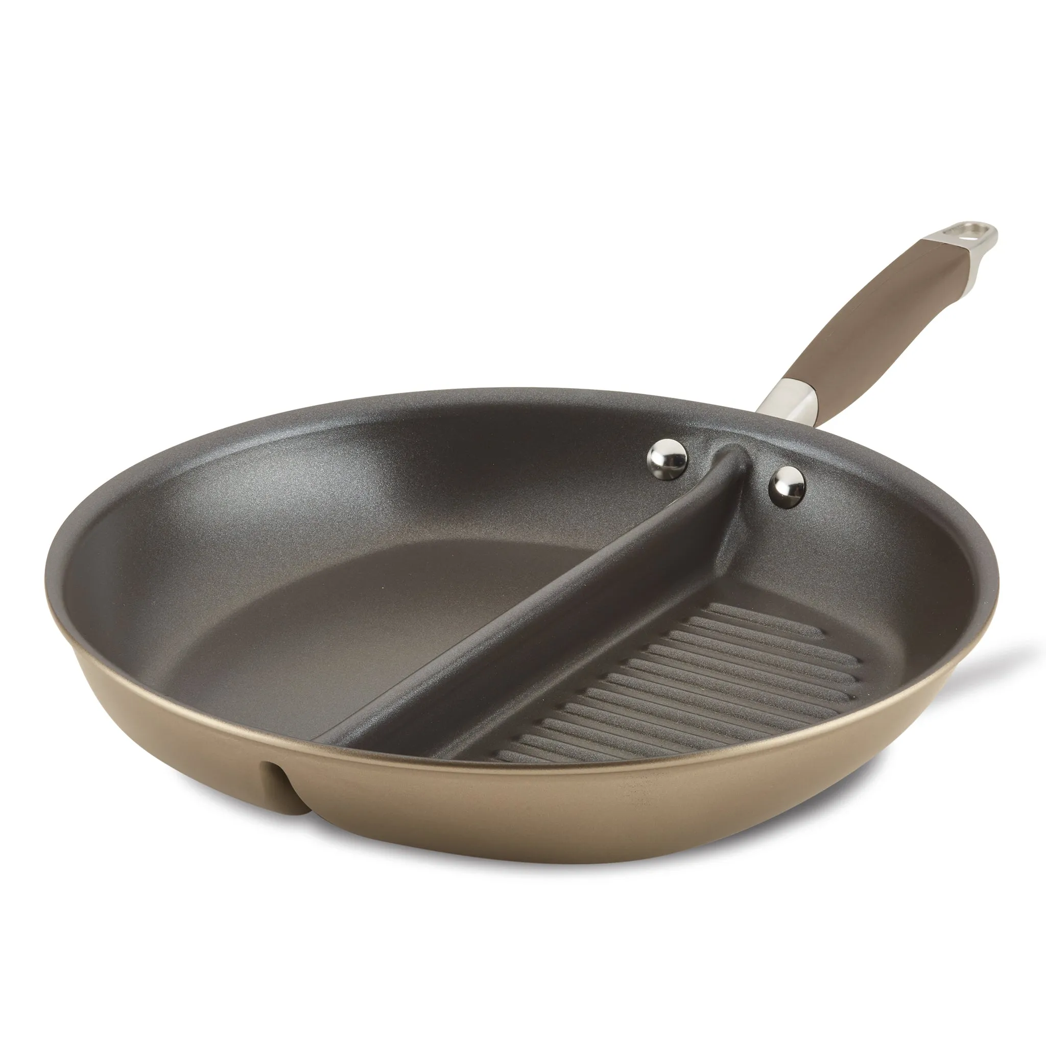 12.5-Inch Divided Grill and Griddle Pan