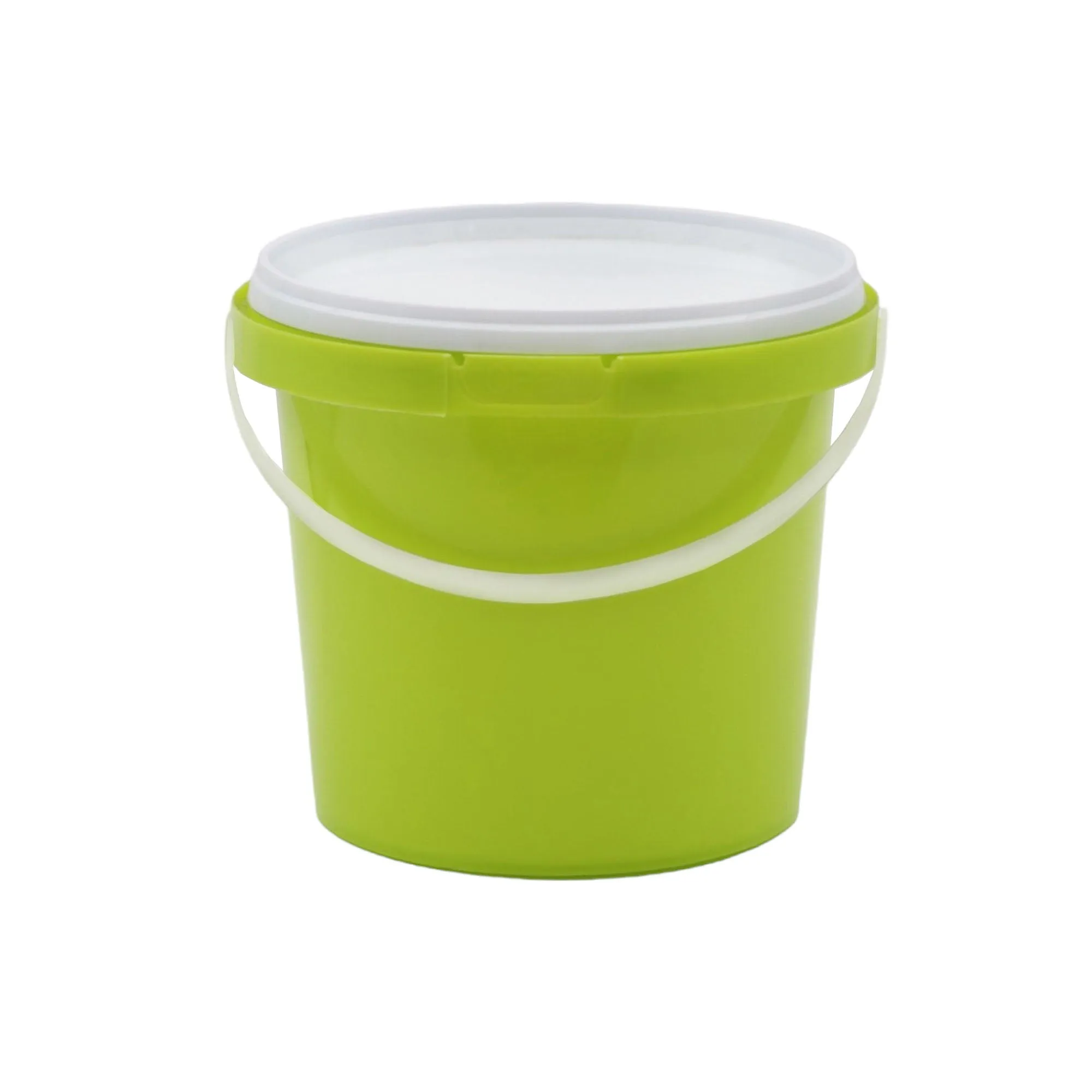 1L Plastic Bucket Air Tight Transparent Lid