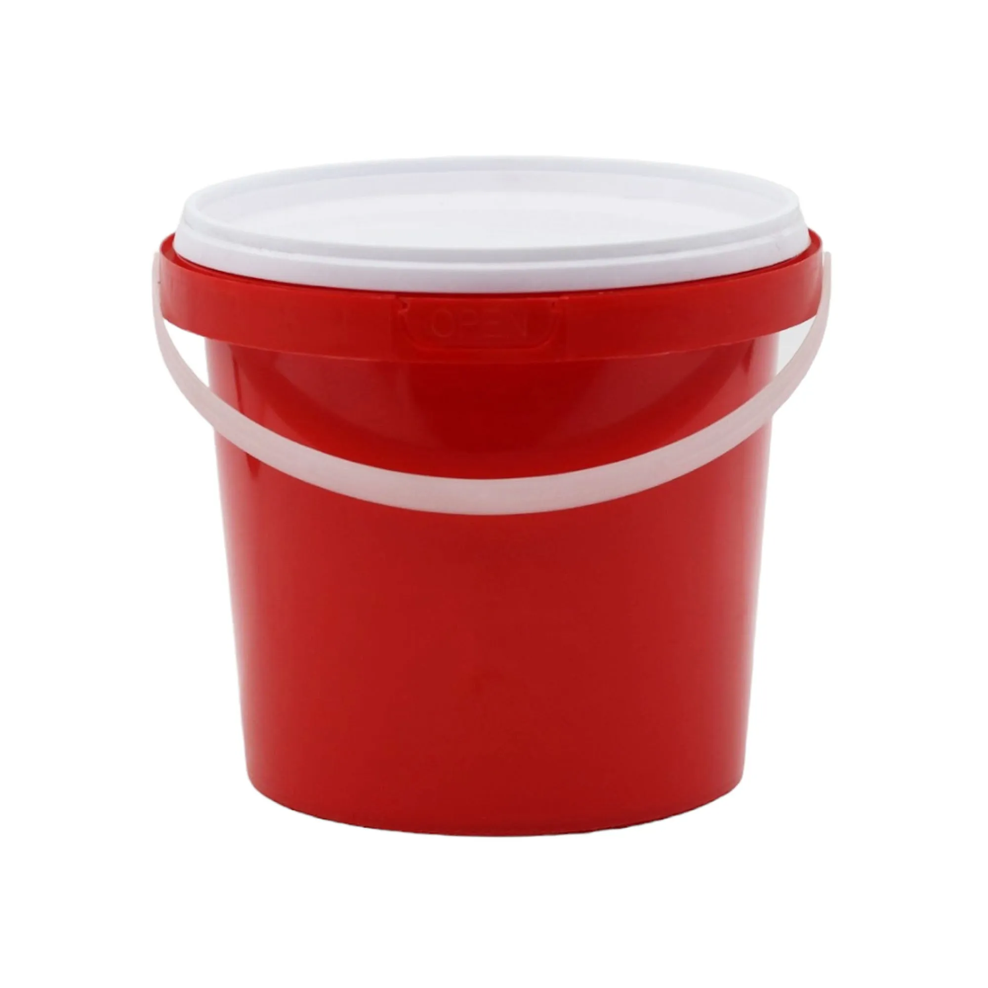 1L Plastic Bucket Air Tight Transparent Lid