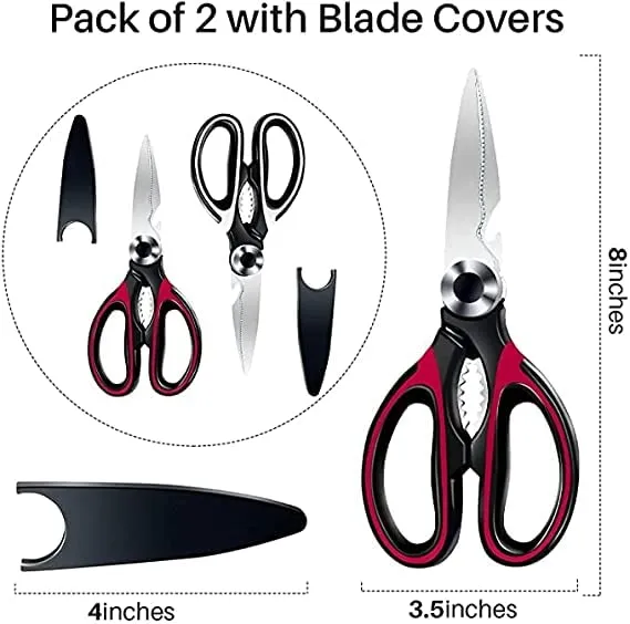 1pcs Heavy Duty Scissors for Kitchen Use / Multi-Function Kitchen Scissors Ultra Sharp Random Color