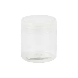 200ml PET Plastic Cosmetic Jar Bottle with Clear Lid WDP200