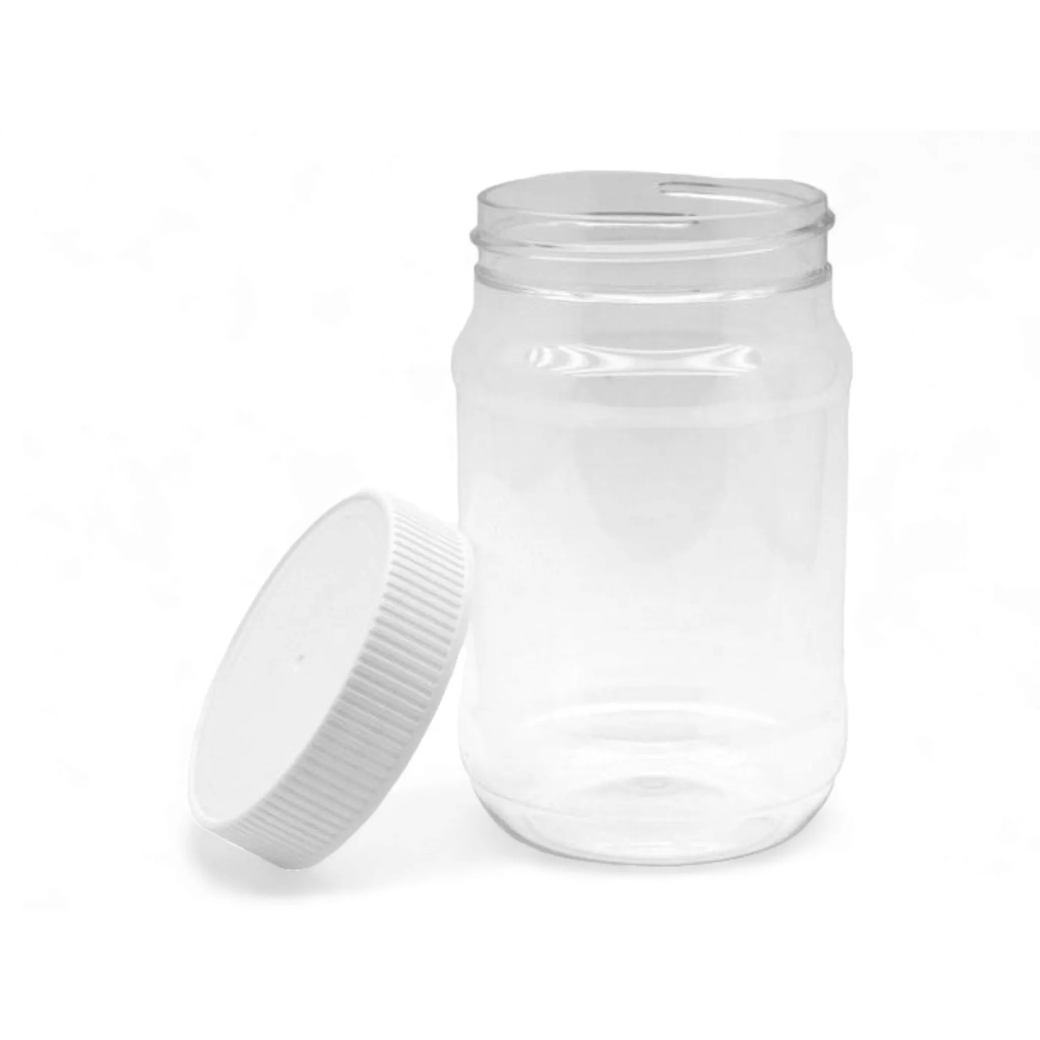 250ml PET Plastic Honey Jar Bottle with Screw-on Lid 10pack