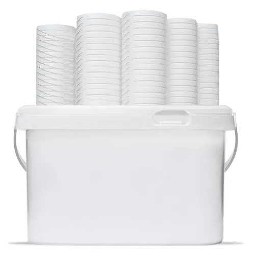 5L Bucket Rectangular Tamperproof with Handle and Lid