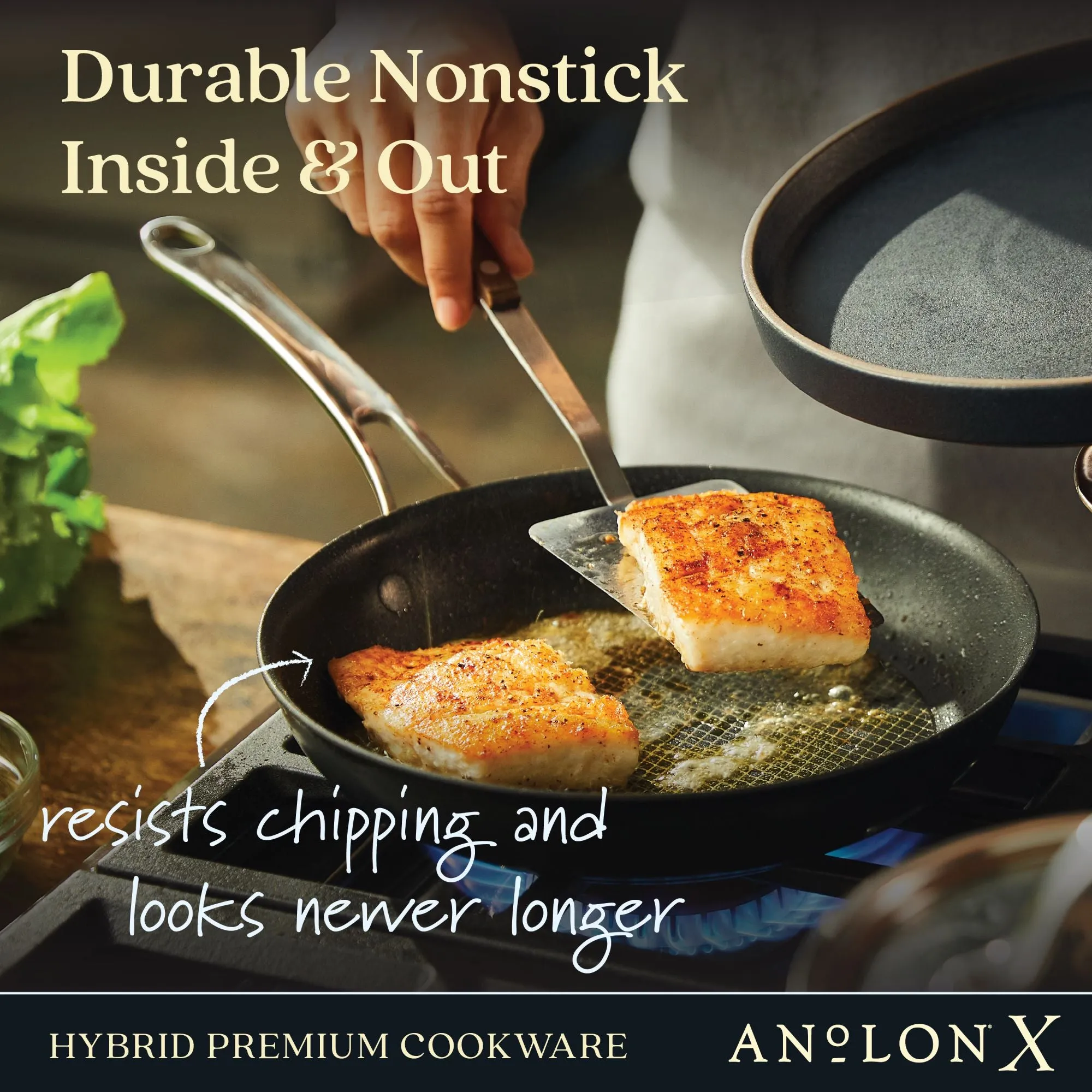 8.25-Inch and 10-Inch Hybrid Nonstick Frying Pan Set