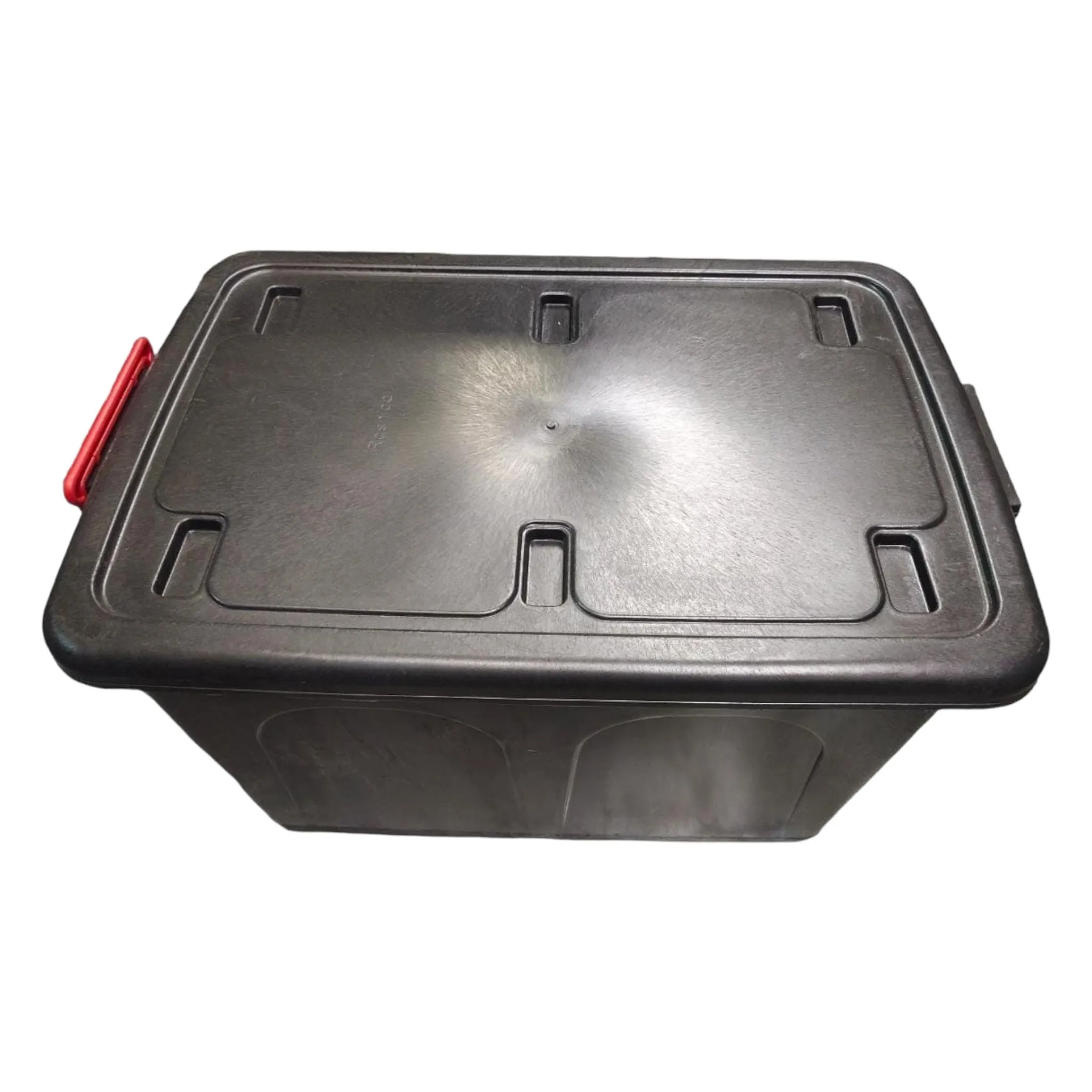 85L Storage Utility Container Box Black with Wheels