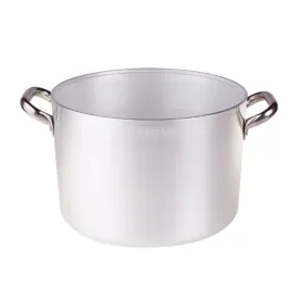 Agnelli Aluminum 3mm Stockpot With Two Stainless Steel Handles, 13.7-Quart