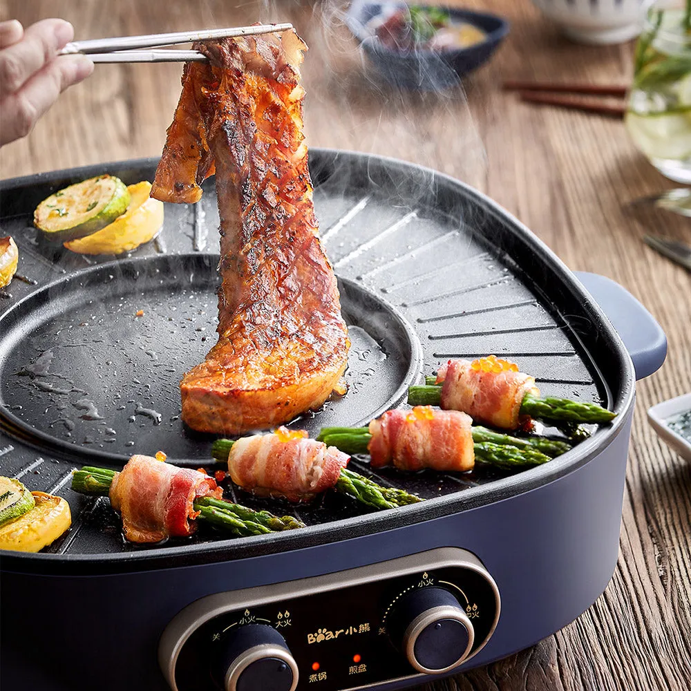 Bear 2 in 1 BBQ  Hotpot DKL-B17C1 1700W