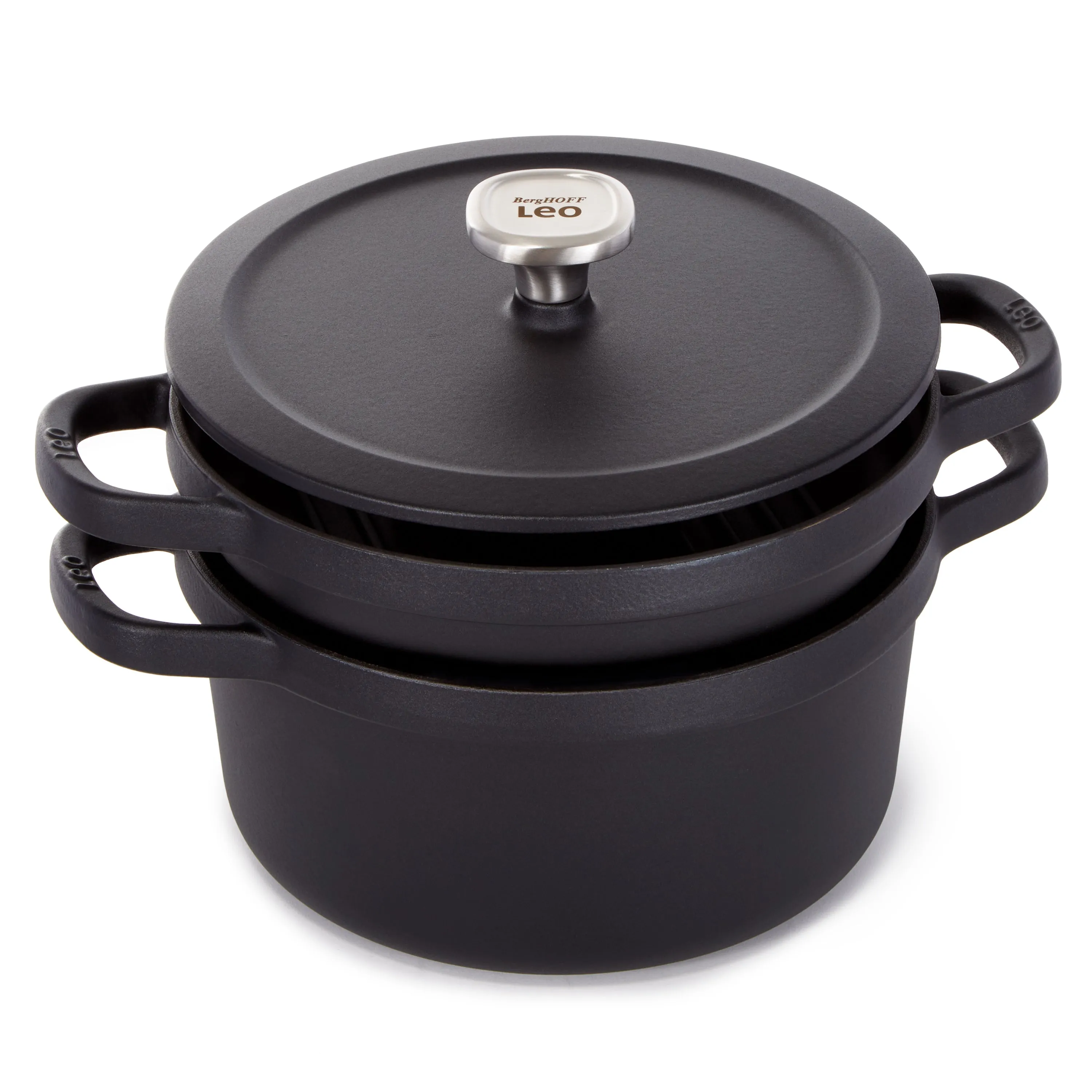 BergHOFF Leo Graphite Enameled Cast Iron Stockpot 10.25", 6qt.