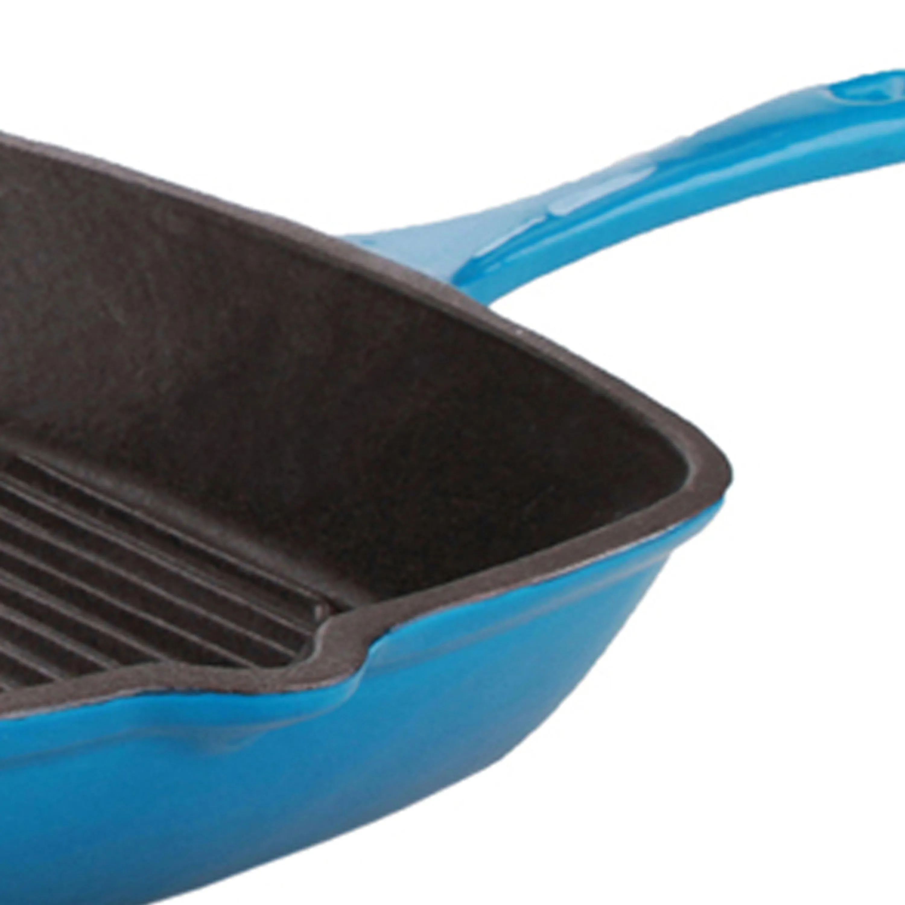 BergHOFF Neo Cast Iron Square Grill Pan 11", Blue