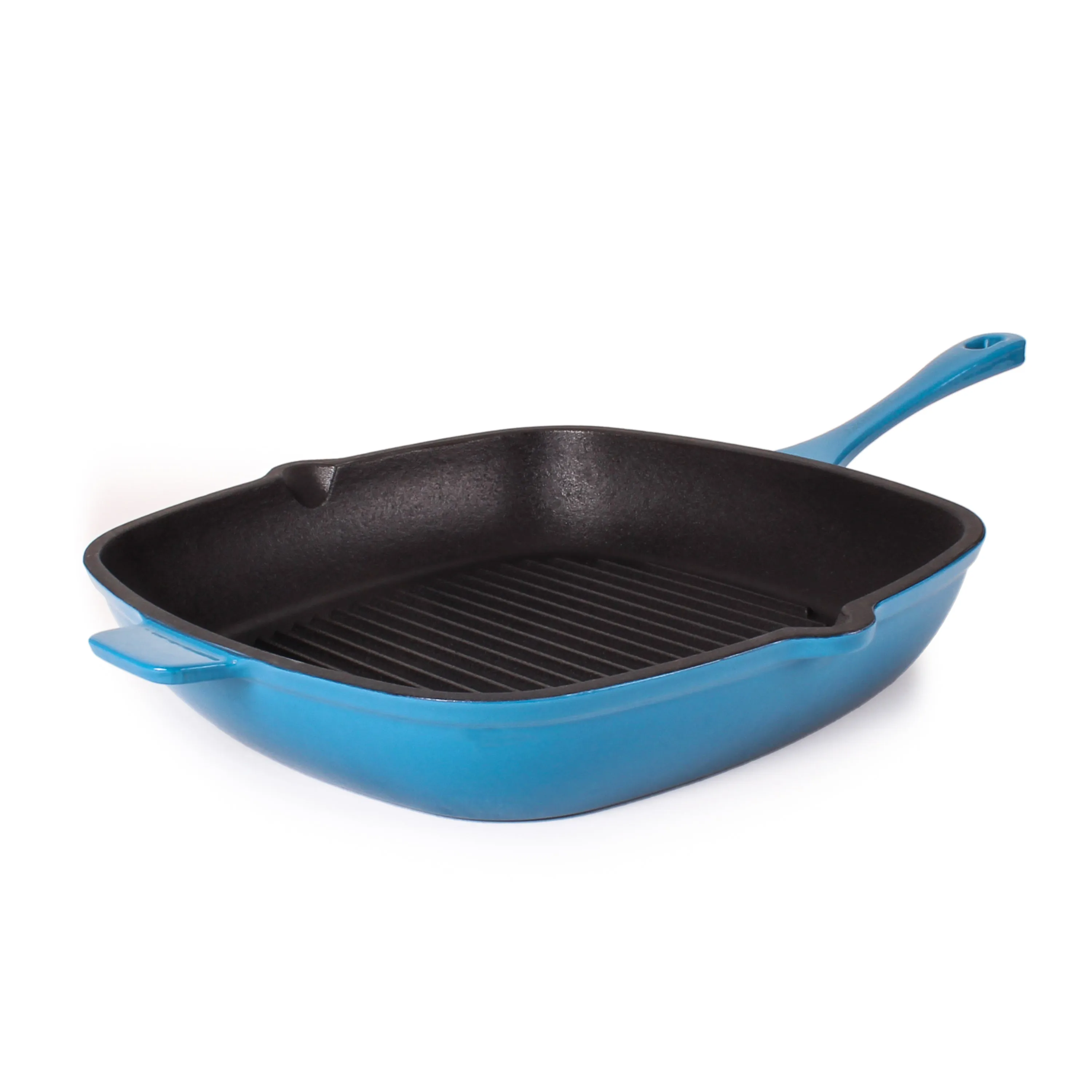 BergHOFF Neo Cast Iron Square Grill Pan 11", Blue