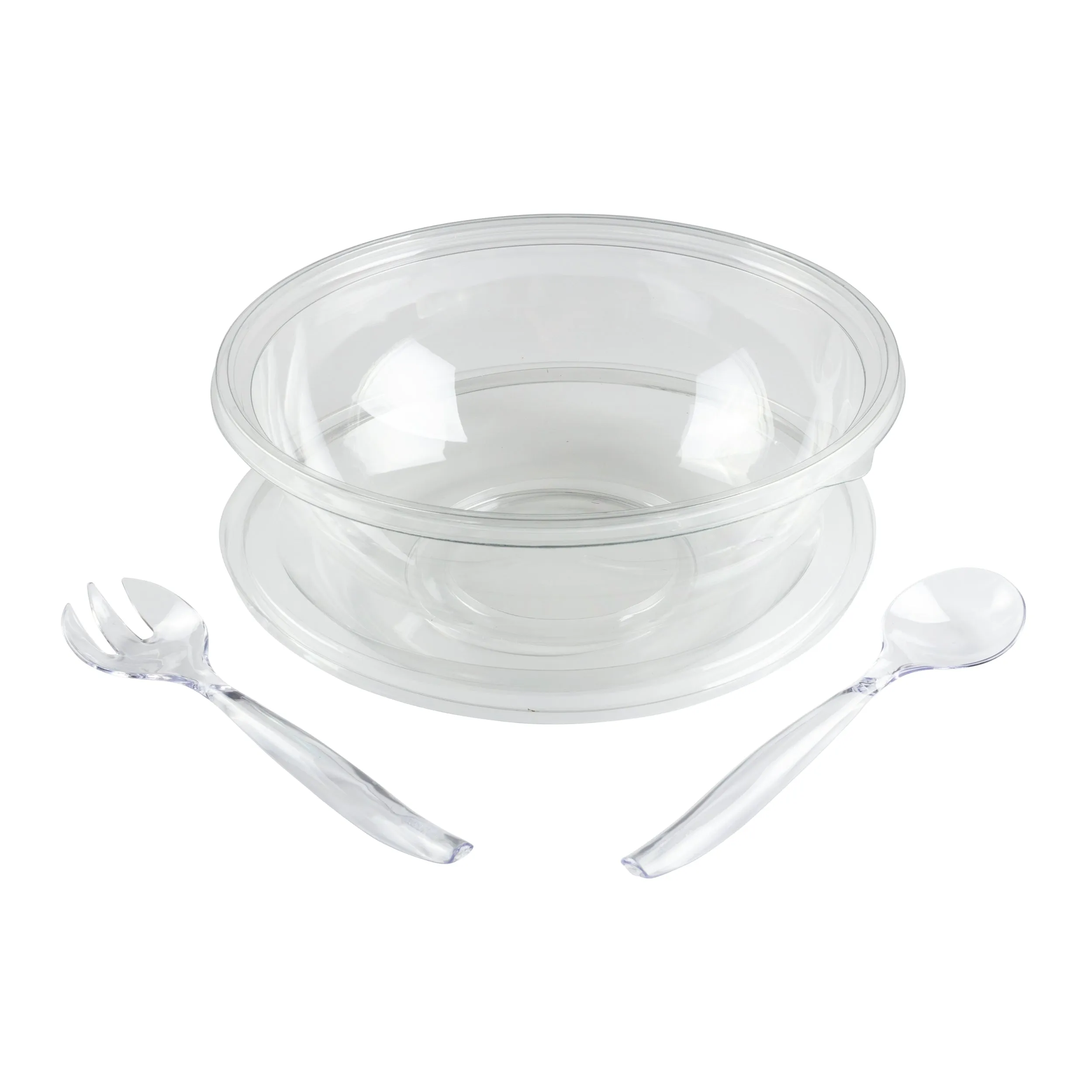 Bowl Kit 4pc w Bowl Lid Serving Utensils, Case 4x6