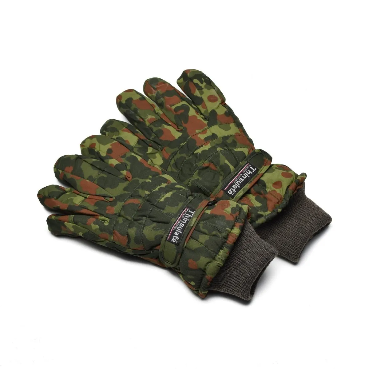 Brand Thinsulate gloves winter Woodland Flecktarn Olive Camouflage