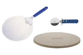 Cadac Pizza Set 3-in-1 - Pizza Stone, Pizza Lifter and Pizza Cutter