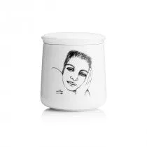 Canister with lid - Cover girl