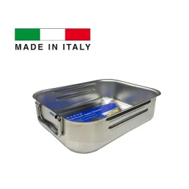 Catering Line Nuovo Optimum 10" Non-Stick Stainless Steel Roasting Pan -  6850/25