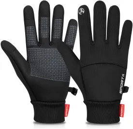 Cevapro Winter Gloves Touch Screen Gloves Cold Weather Warm Gloves for Hiking Running Cycling Climbing