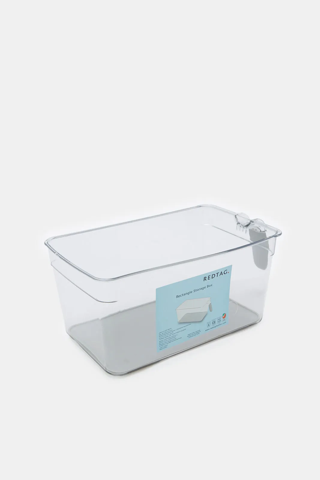 Clear Plastic Rectangle Storage Box