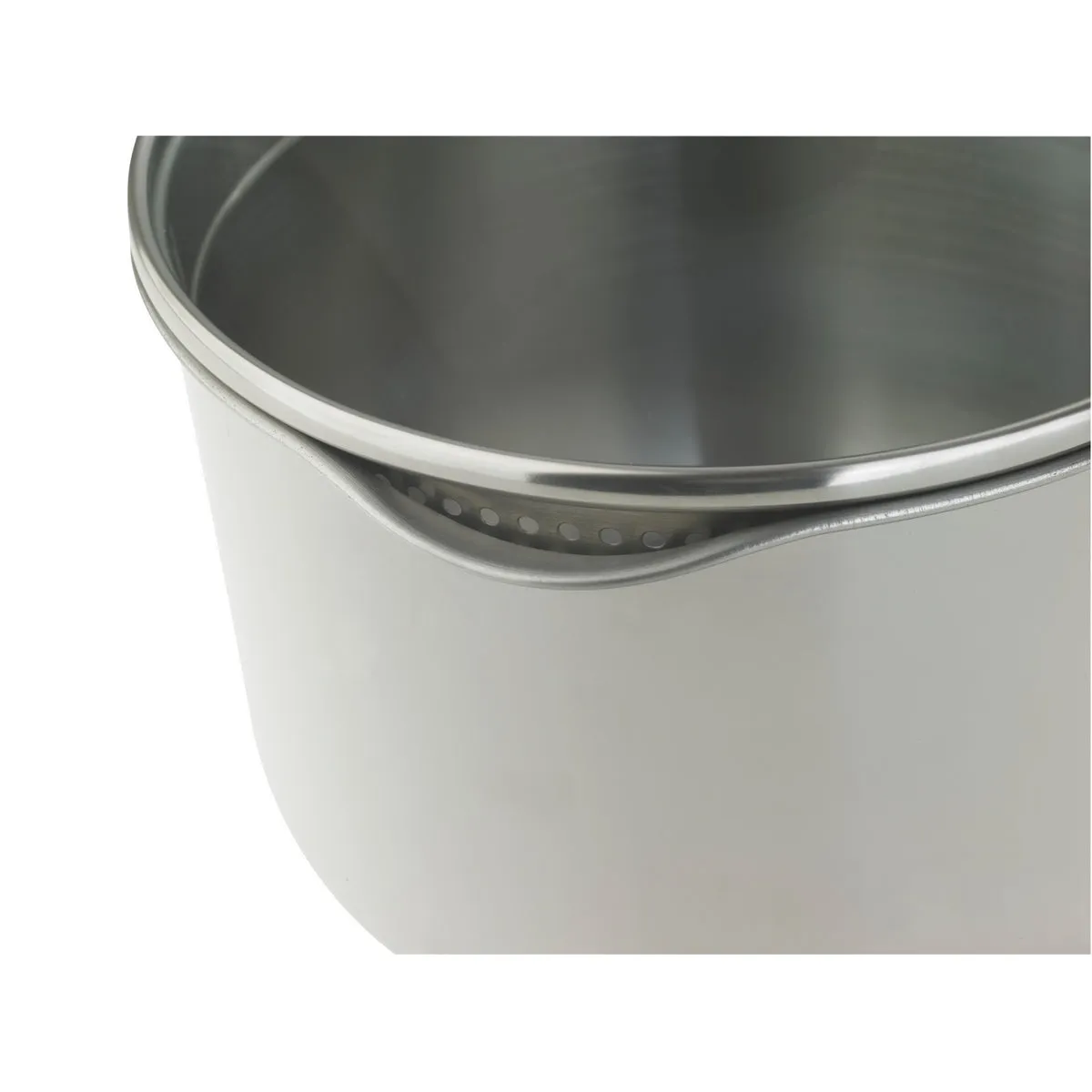 Cook & Strain: Stainless Steel Saucepan & Straining Lid Set - 3 Pieces