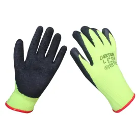 DEKTON Size 9/L Insulated Winter Working Latex Coated Gloves