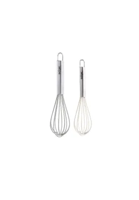 Edge Silicone Egg Whisk 10" & 12" Set of 2