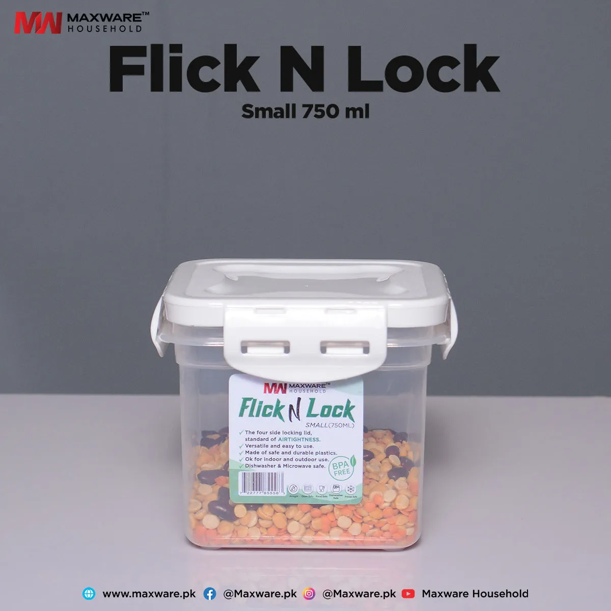 Flick N Lock Small (750 ml)