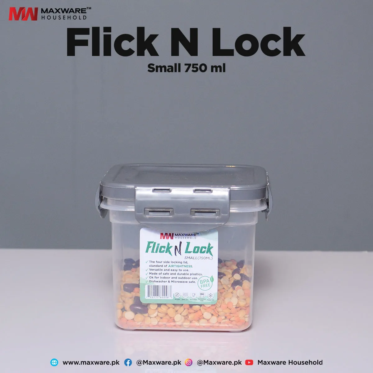 Flick N Lock Small (750 ml)