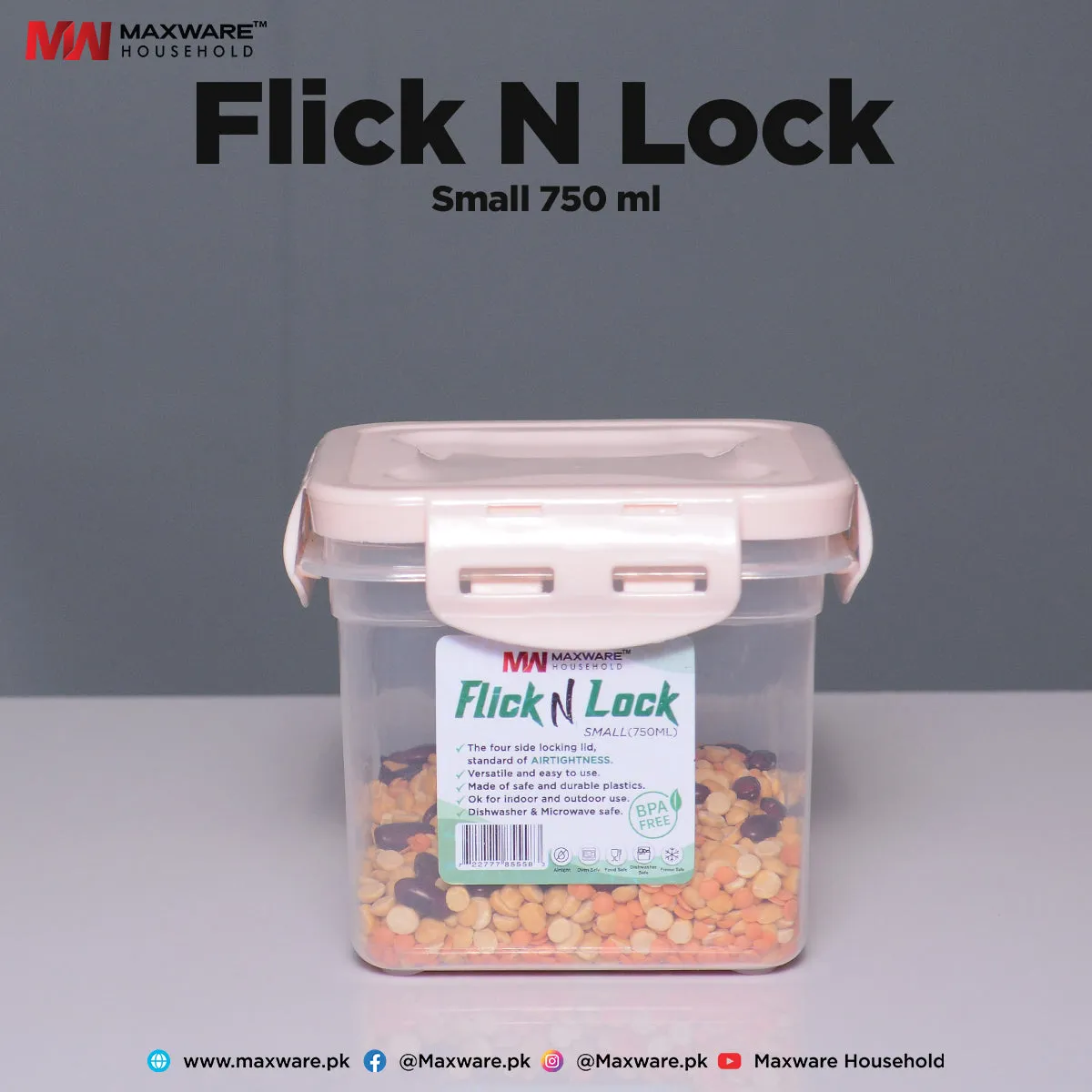 Flick N Lock Small (750 ml)