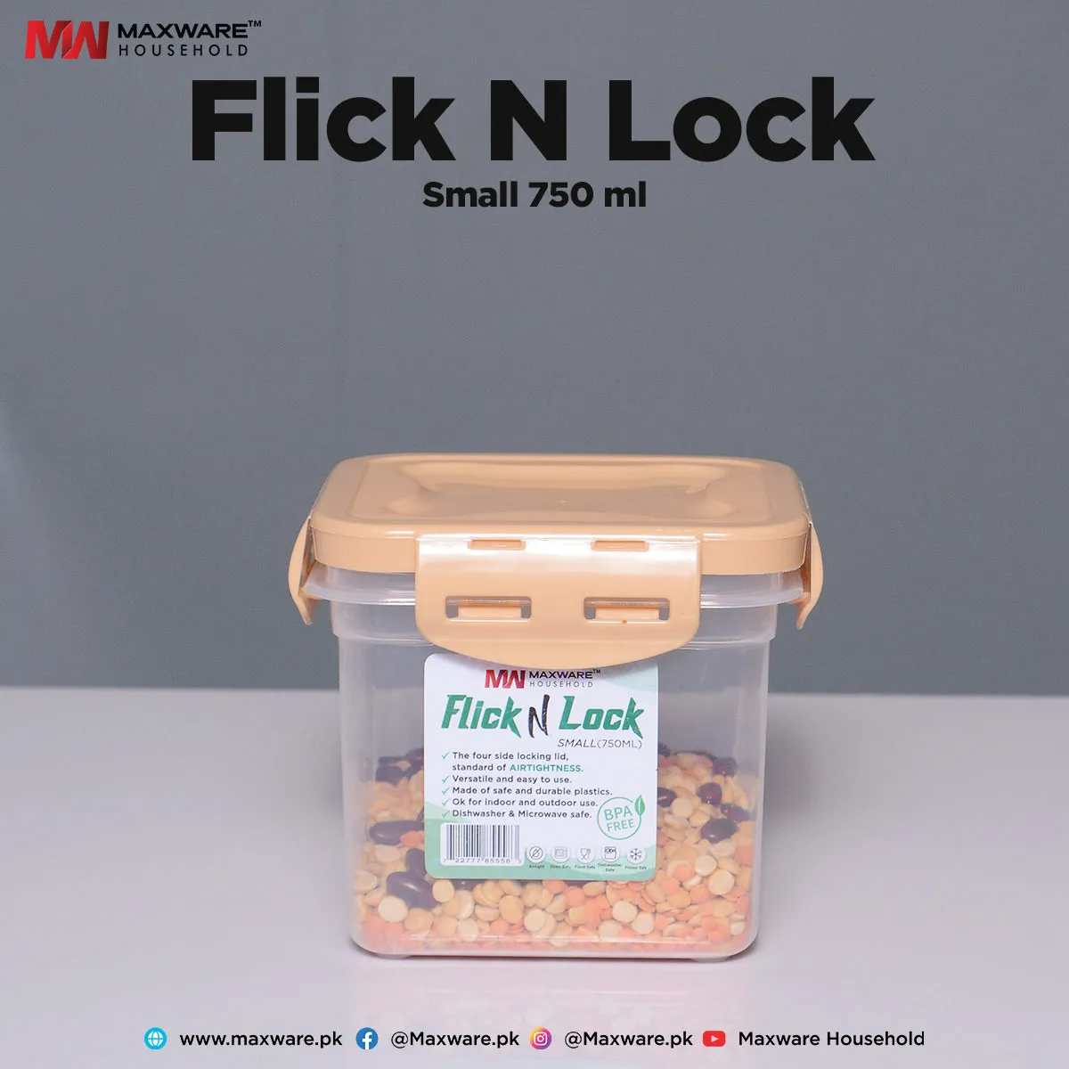 Flick N Lock Small (750 ml)