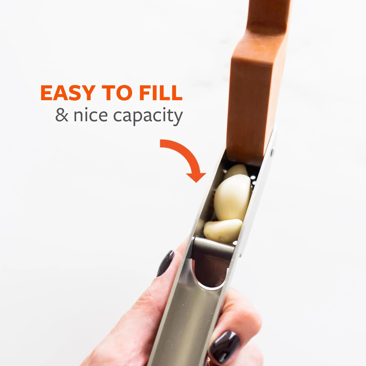 Full Circle Crushed It, Easy-Clean Garlic Press