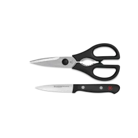 Gourmet 2-Piece Paring Knife and Shears Utility Set