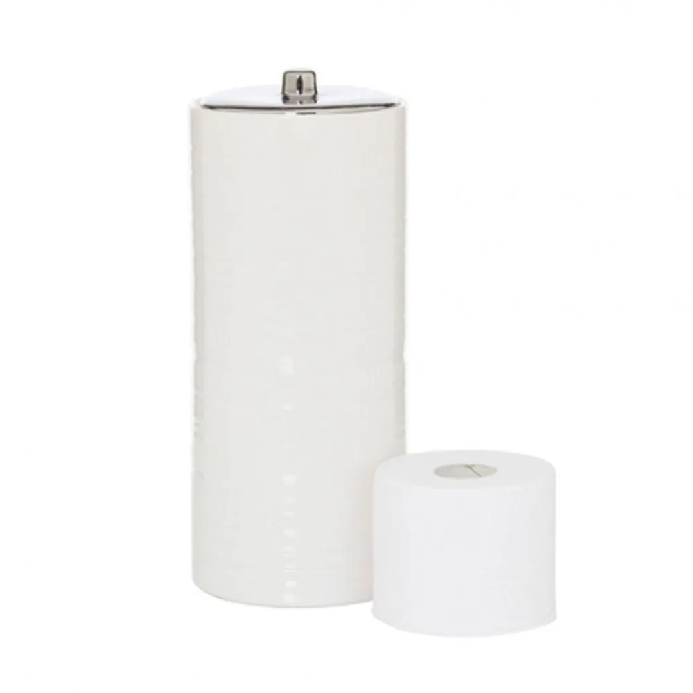 Hush Ceramic Toilet Roll Holder White