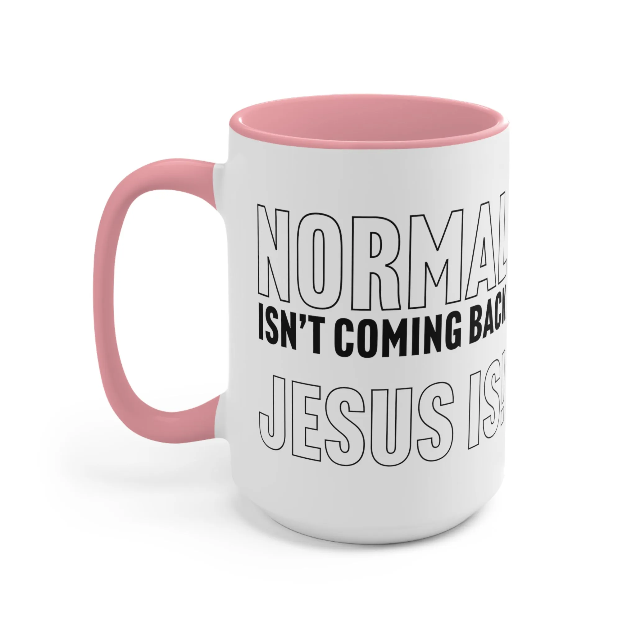 Jesus Is Mug (2 sizes, 3 colors)