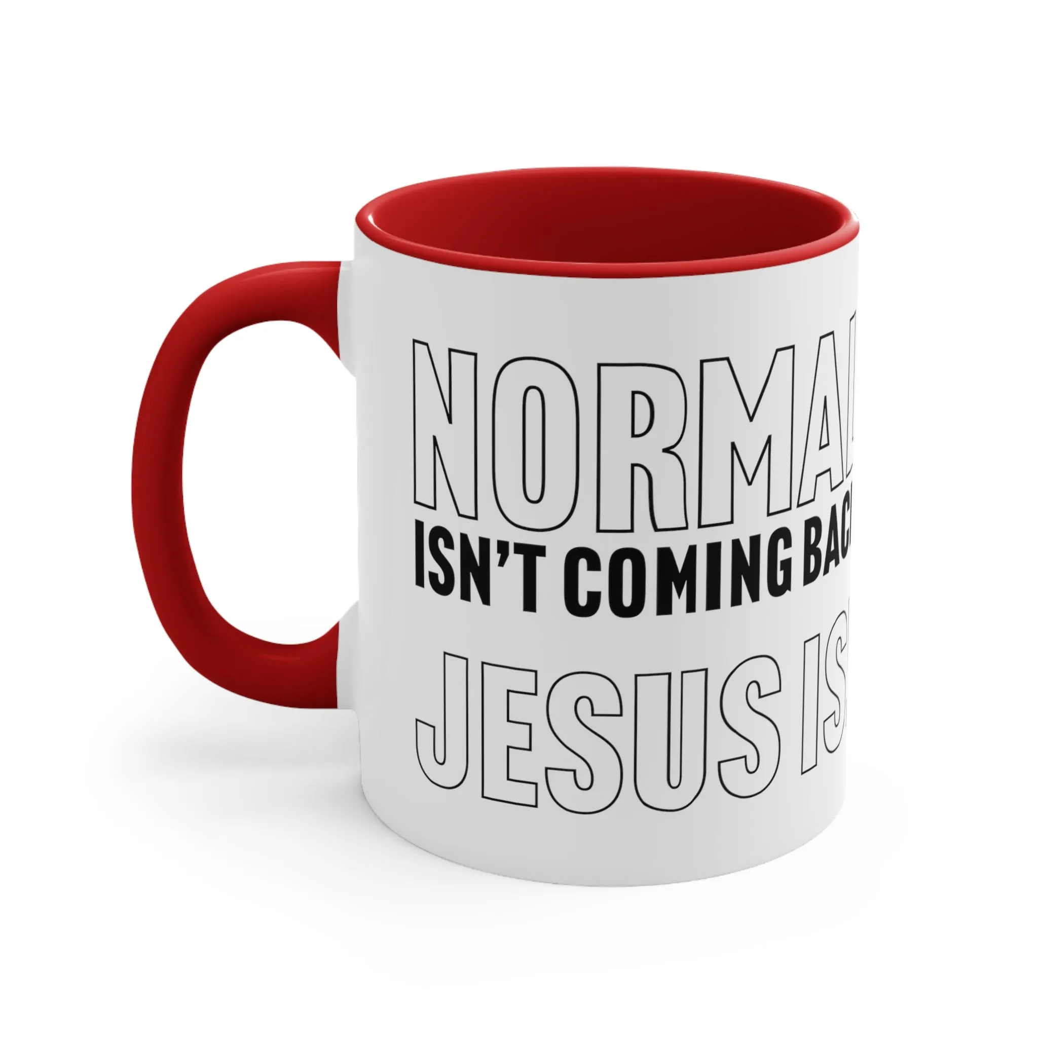 Jesus Is Mug (2 sizes, 3 colors)