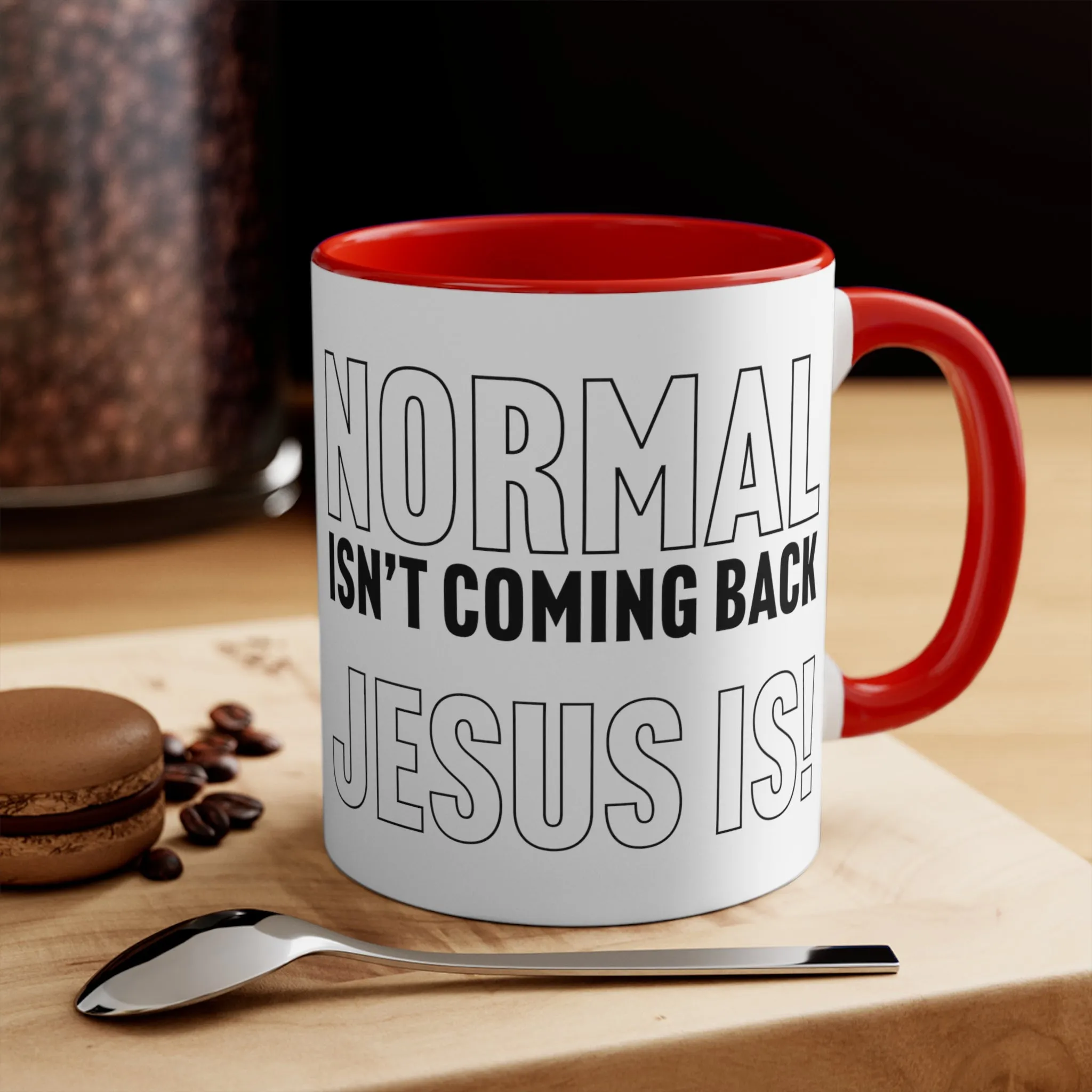 Jesus Is Mug (2 sizes, 3 colors)