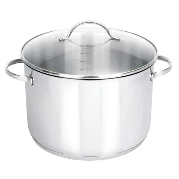 Josef Strauss Tango 20L Stainless Steel Stockpot with Glass Lid (32cm)