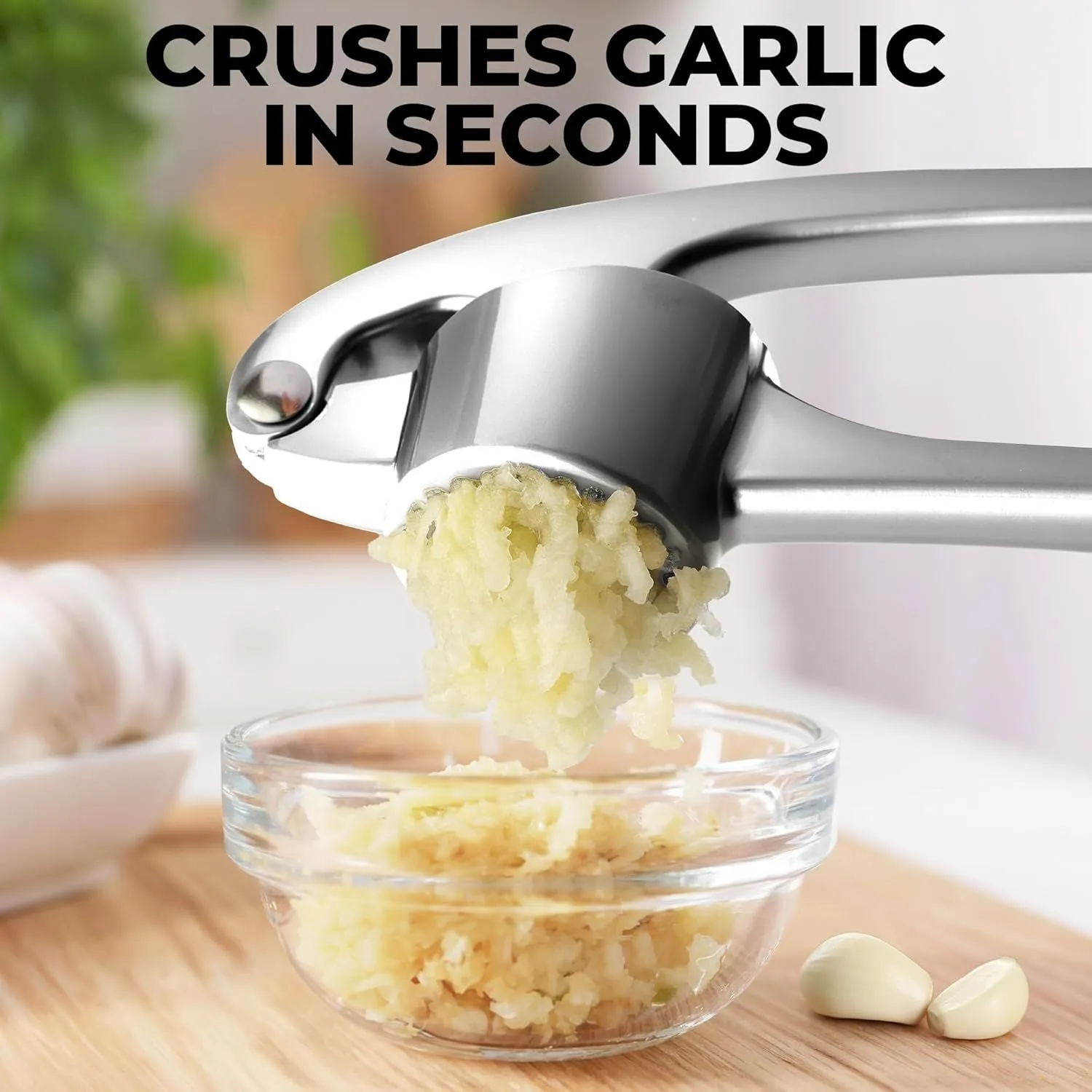 Large Garlic Press & Roller Set