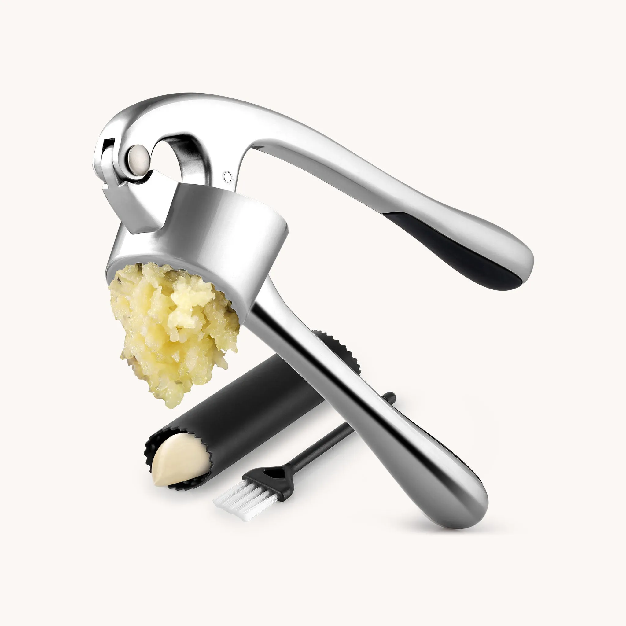 Large Garlic Press & Roller Set