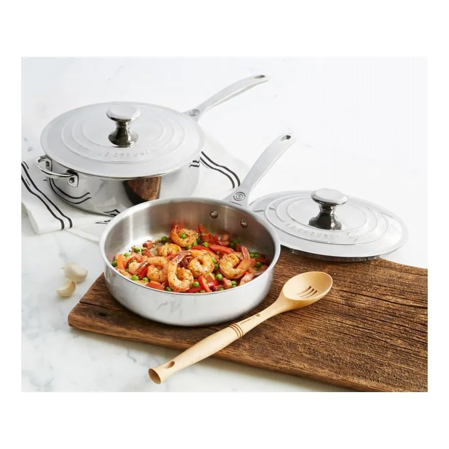 Le Creuset 10 Piece Stainless Steel Cookware Set