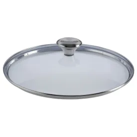 Le Creuset 12'' Glass Lid With Stainless Steel Knob