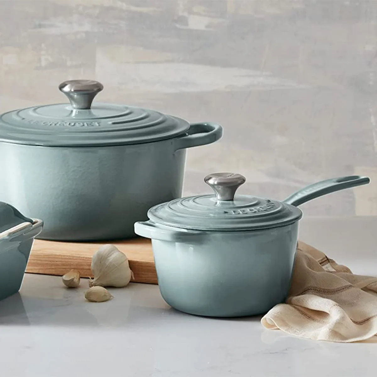 Le Creuset 1.75 qt. Signature Saucepan - Sea Salt