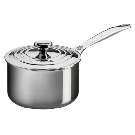 Le Creuset 2 Qt. Stainless Steel Saucepan with Lid