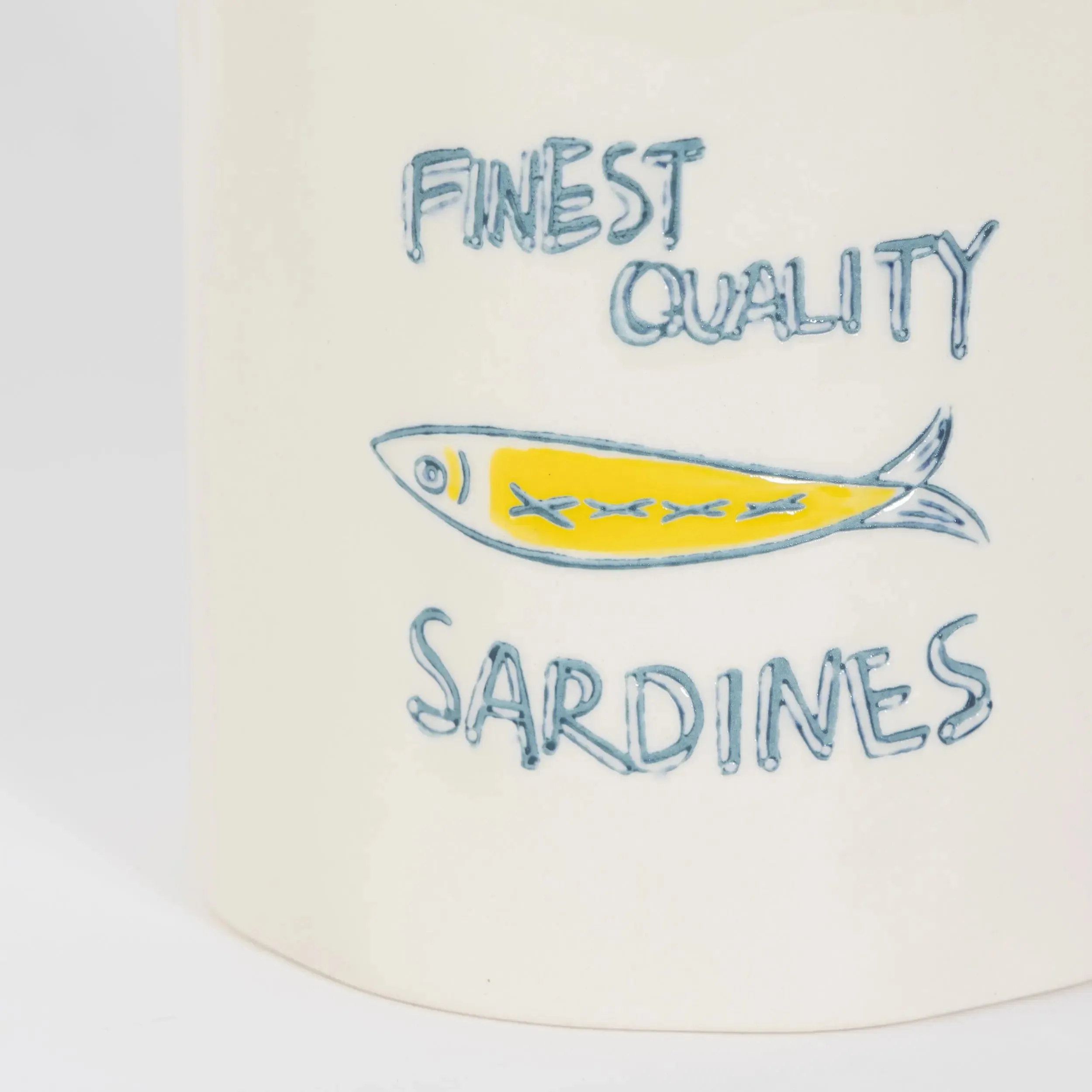 Les Sardines Ceramic Canister