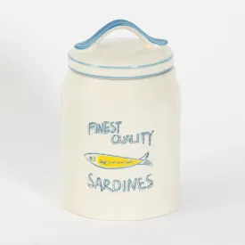 Les Sardines Ceramic Canister