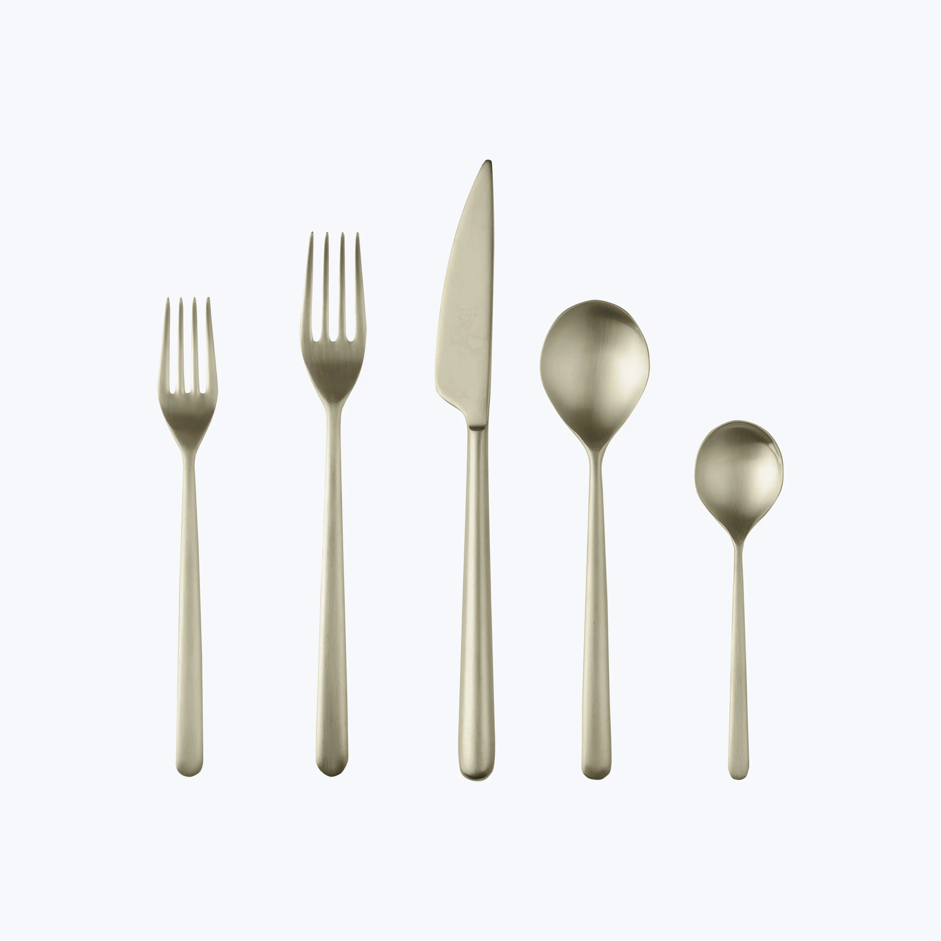 Linea Flatware, Ice Finish