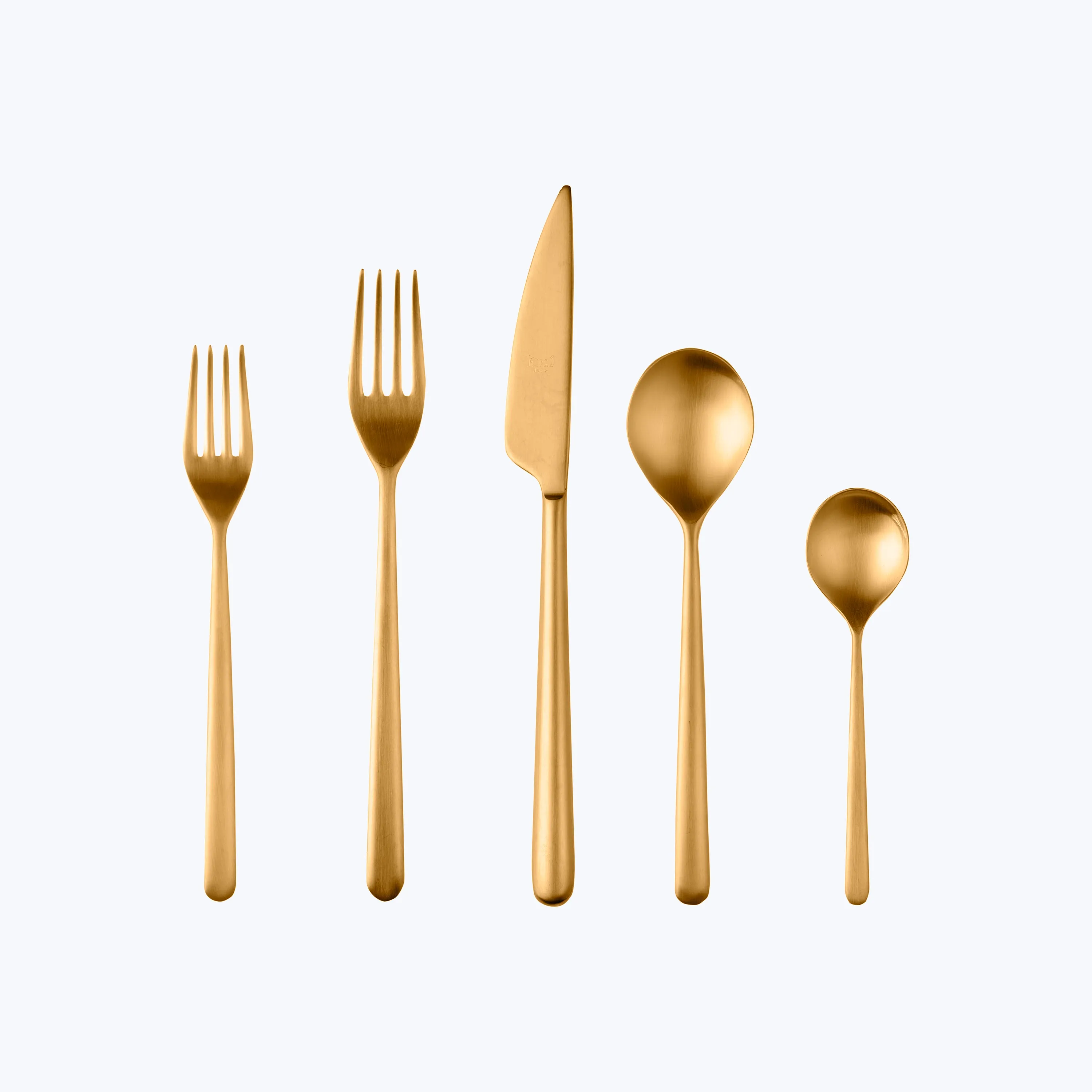 Linea Flatware, Ice Finish