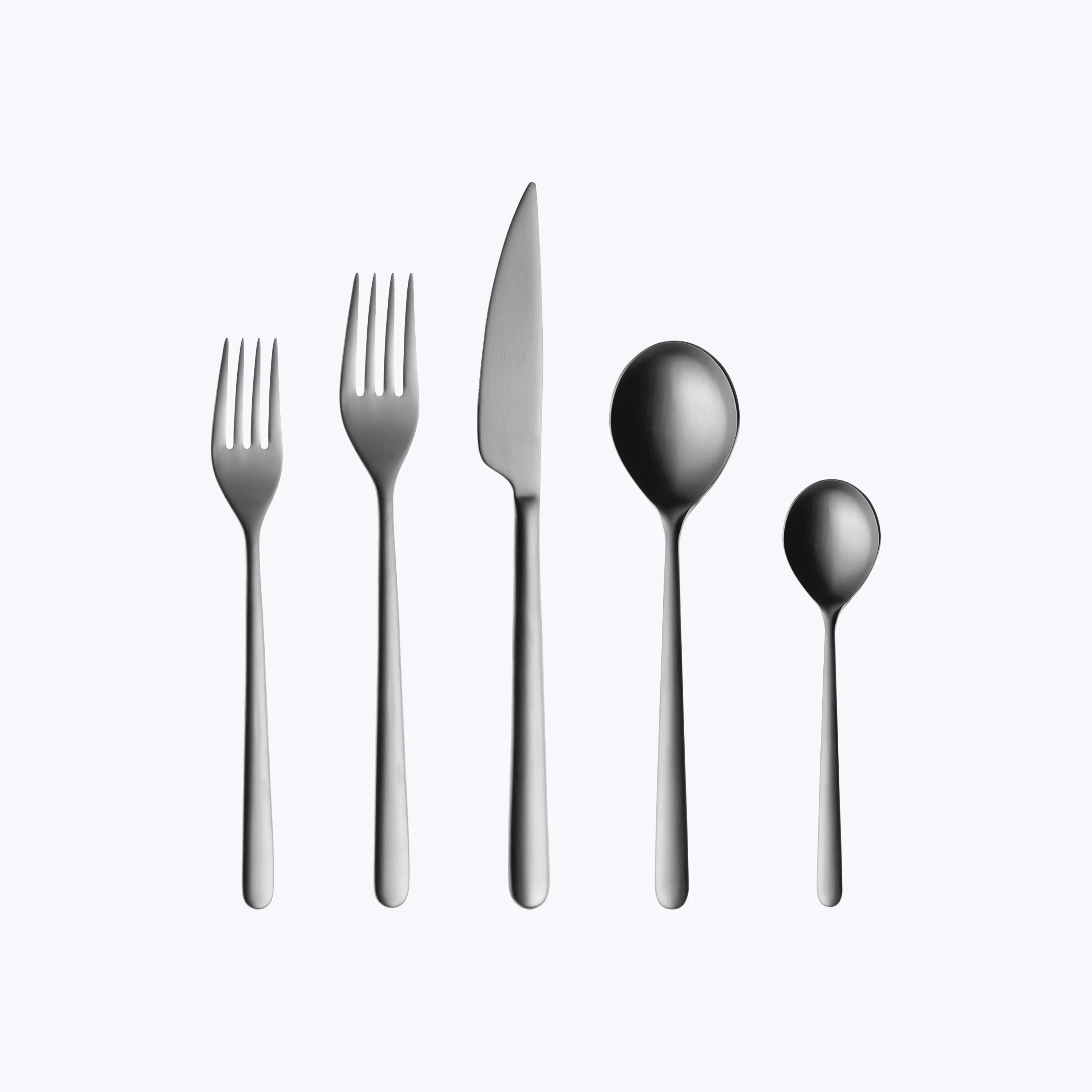 Linea Flatware, Ice Finish