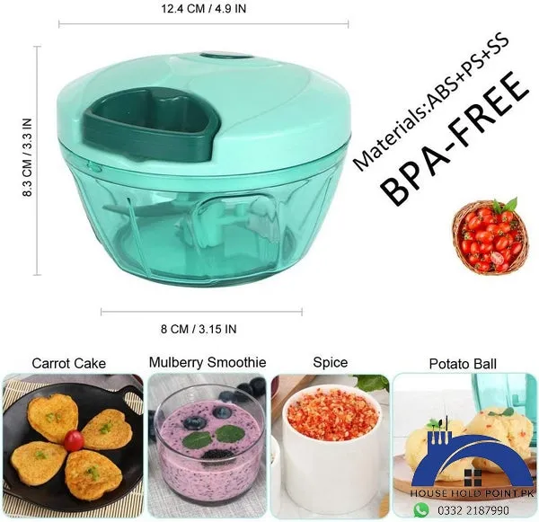 Manual Vegetable Chopper & Cutter