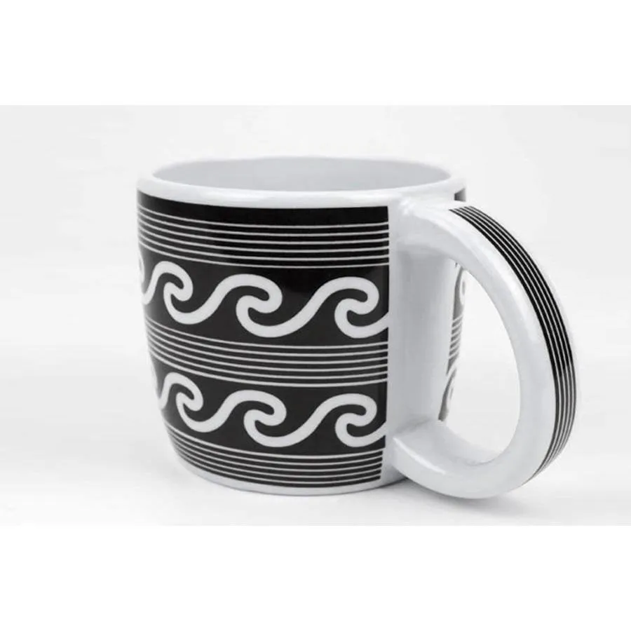 Mug - Wind Black & White | Cliff Dweller Ancestral Puebloan Design