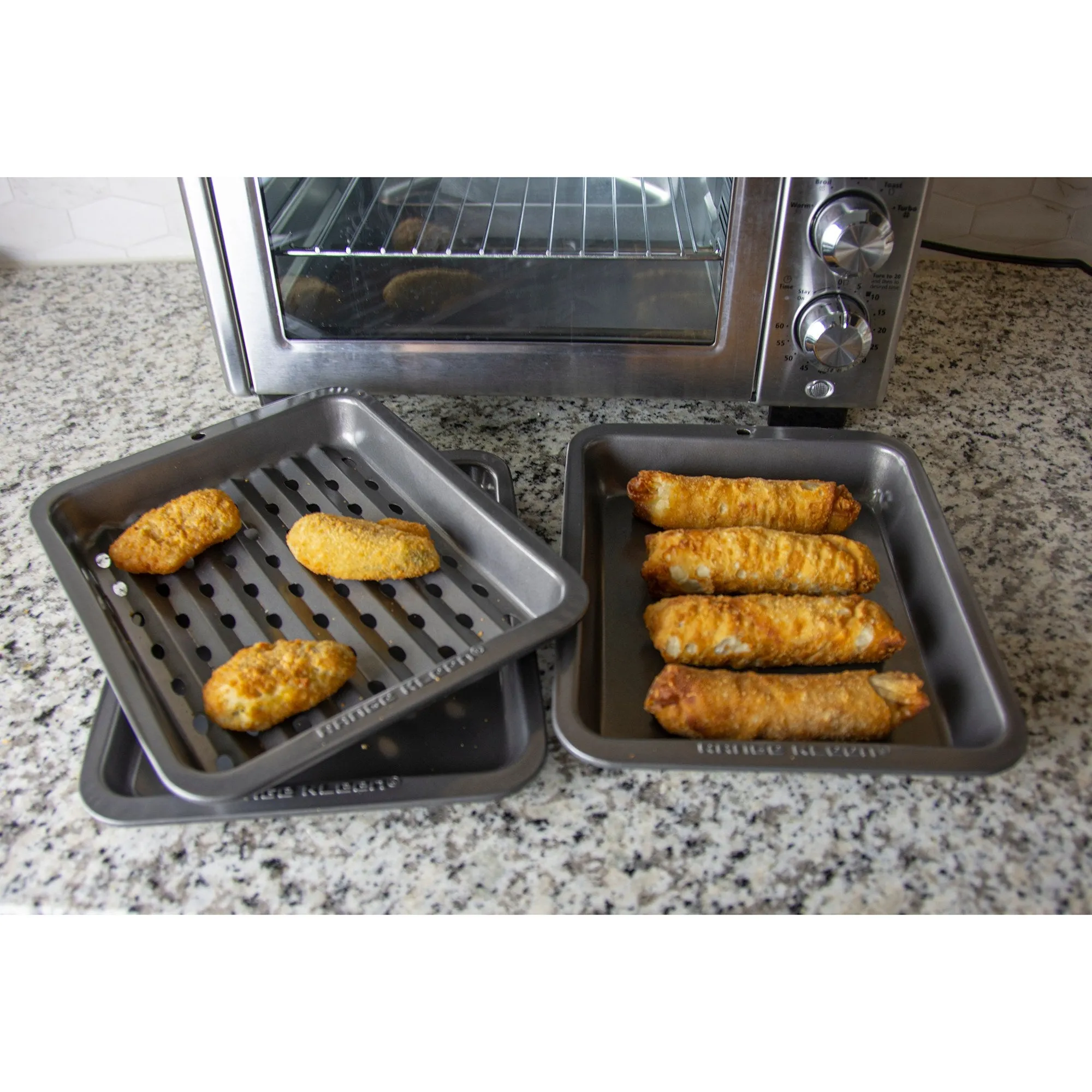 Nonstick Toaster Oven Bakeware Set by Range Kleen